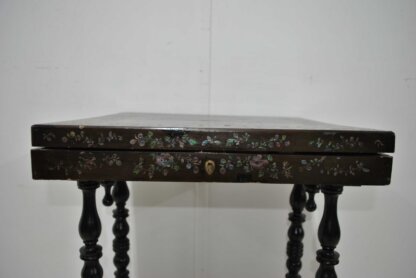 Mesa costurero negro y nácar - Imagen 7