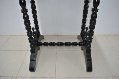 Mesa costurero negro y nácar - Imagen 8