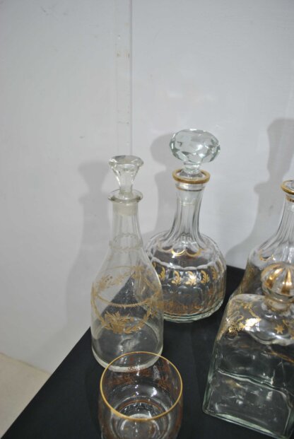 Set licoreras y copas de cristal - Imagen 3