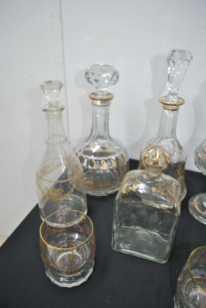 Set licoreras y copas de cristal - Imagen 4