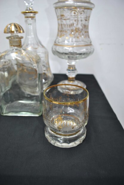 Set licoreras y copas de cristal - Imagen 5
