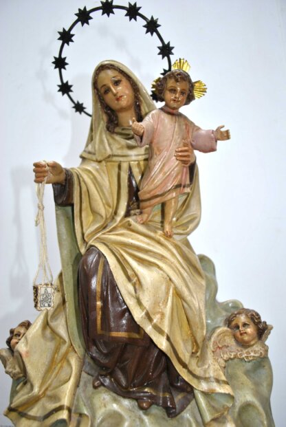 Figura Virgen del Carmen y Niño - Imagen 3