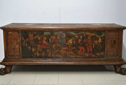 Baúl renacentista S.XVIII - Imagen 3