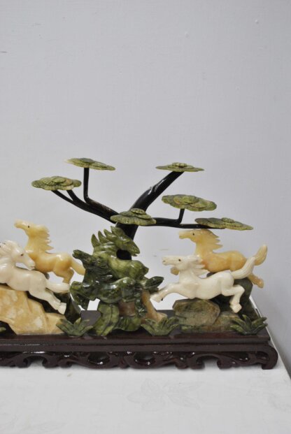 Escultura caballos de jade - Imagen 4