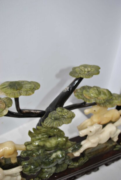 Escultura caballos de jade - Imagen 7