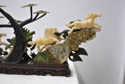 Escultura caballos de jade - Imagen 9