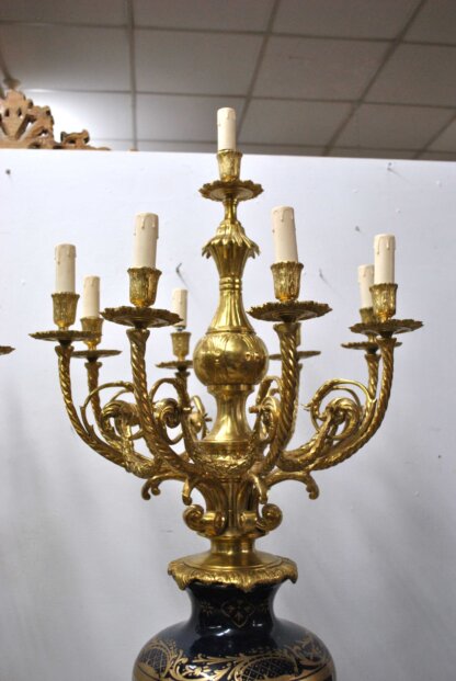 Candelabros imperiales con peanas - Imagen 4