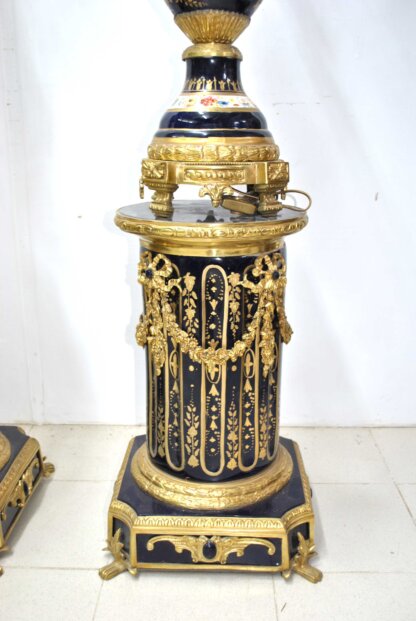 Candelabros imperiales con peanas - Imagen 6