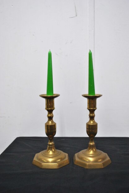 Porta velas o candelabros latón - Imagen 2
