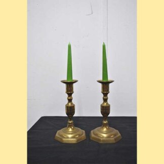 Porta velas o candelabros latón