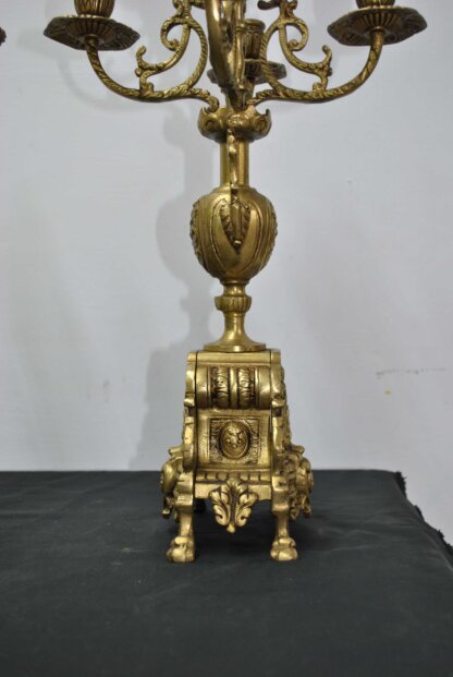 Pareja candelabros Luis XVI - Imagen 4
