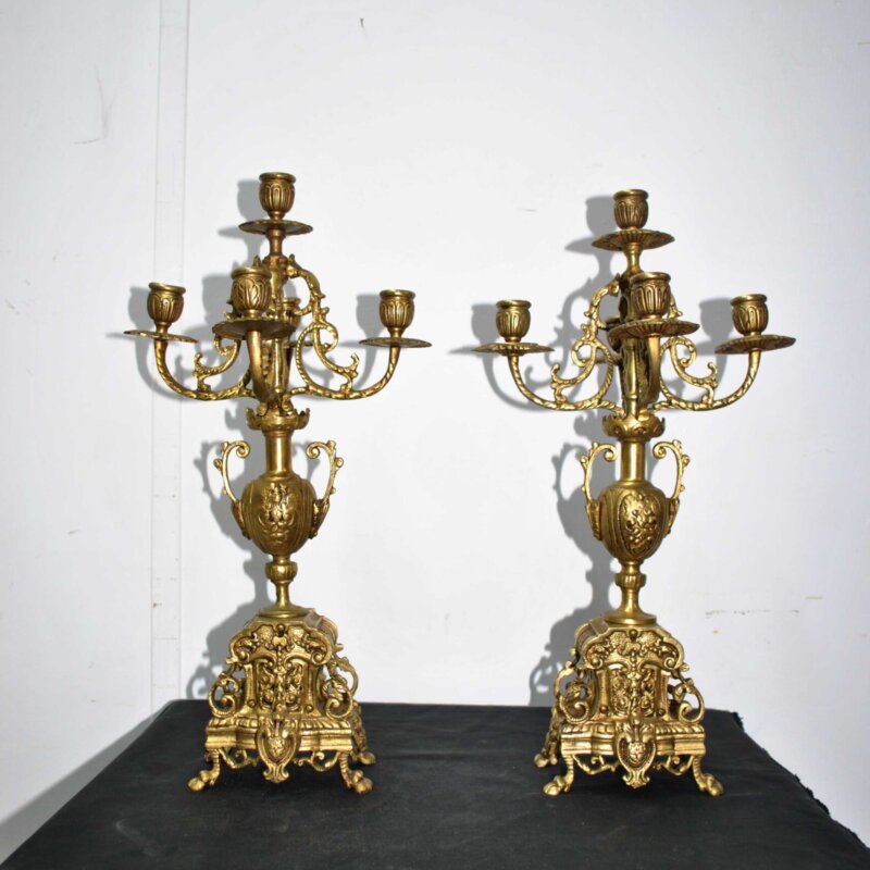 Pareja candelabros Luis XVI