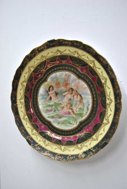 Plato porcelana escena - Imagen 2