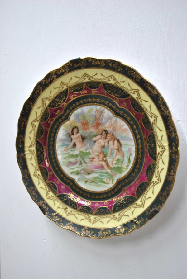 Plato porcelana escena - Imagen 2