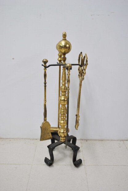 Juego utensilios chimenea - Imagen 2