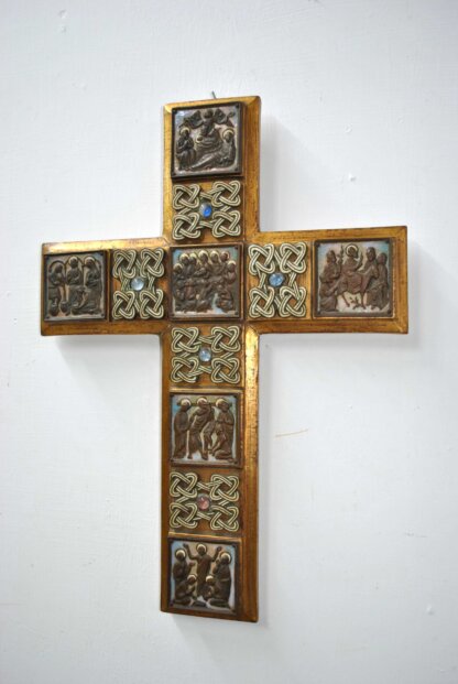 Cruz de madera y cerámica - Imagen 3