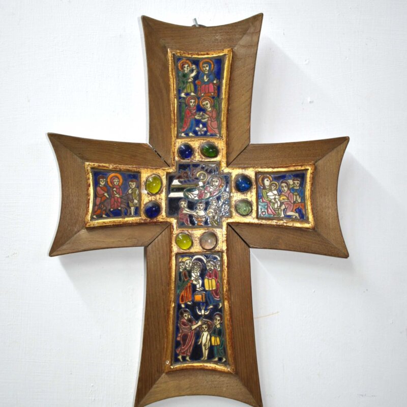 Cruz bizantina de madera