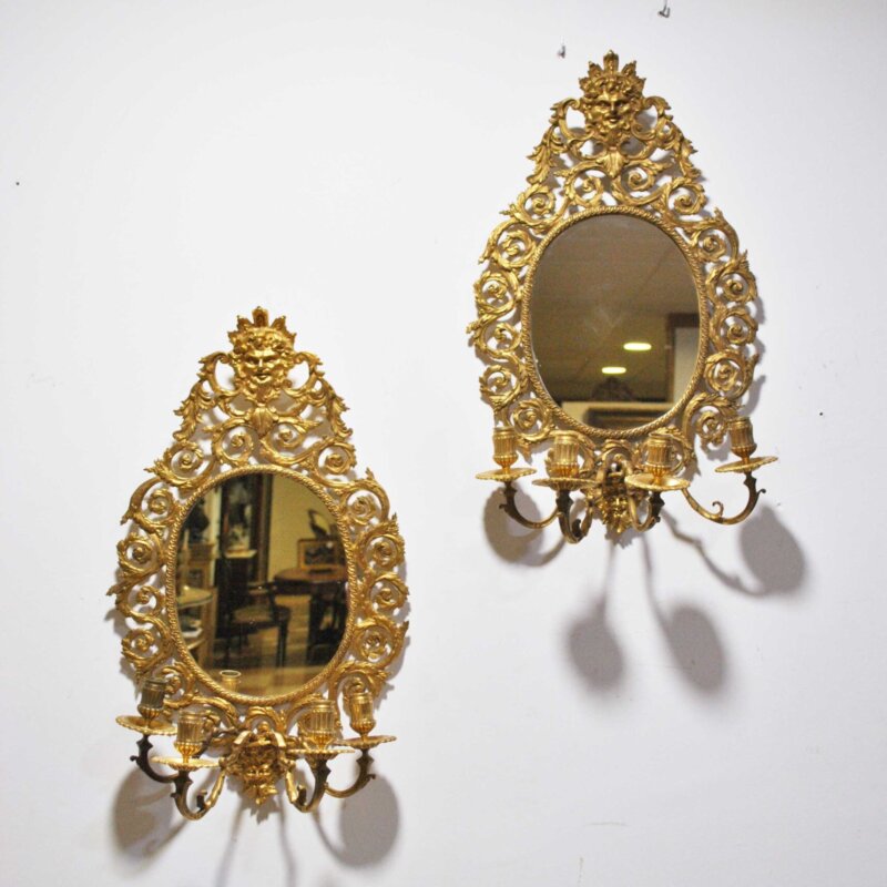 Apliques de pared bronce