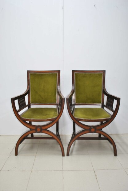 Pareja de sillones o jamugas - Imagen 2