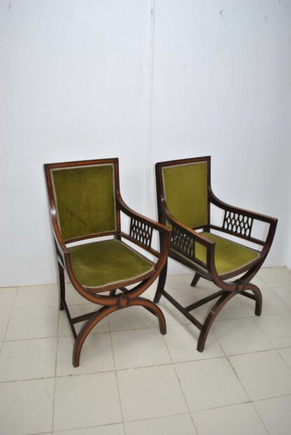Pareja de sillones o jamugas - Imagen 4