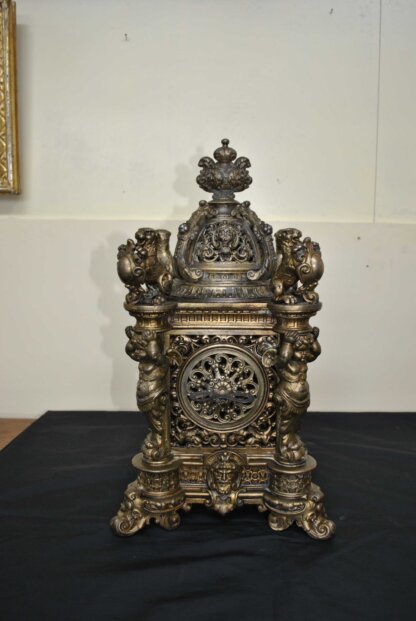 Reloj de bronce cincelado - Imagen 8