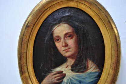 Óleo Sagrado Corazón de María - Imagen 4