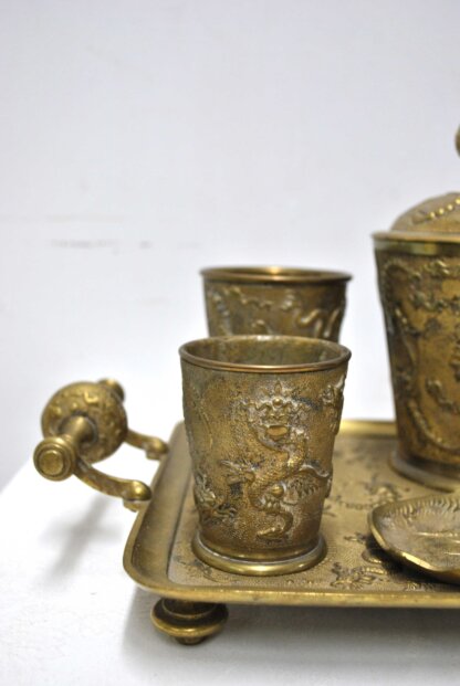 Set de licor oriental bronce - Imagen 6