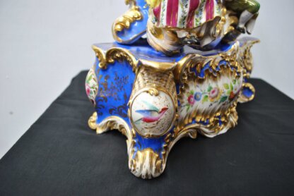 Reloj rococó porcelana - Imagen 9