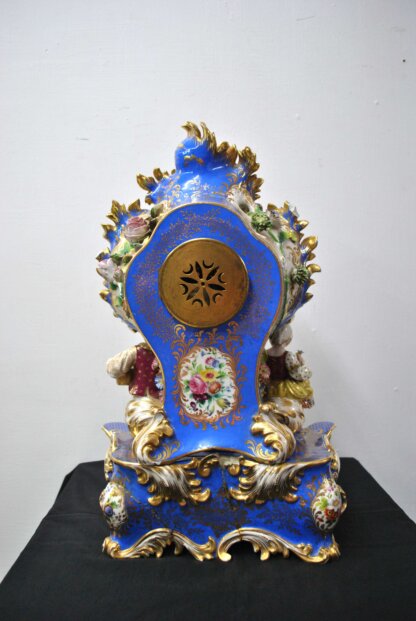 Reloj rococó porcelana - Imagen 10