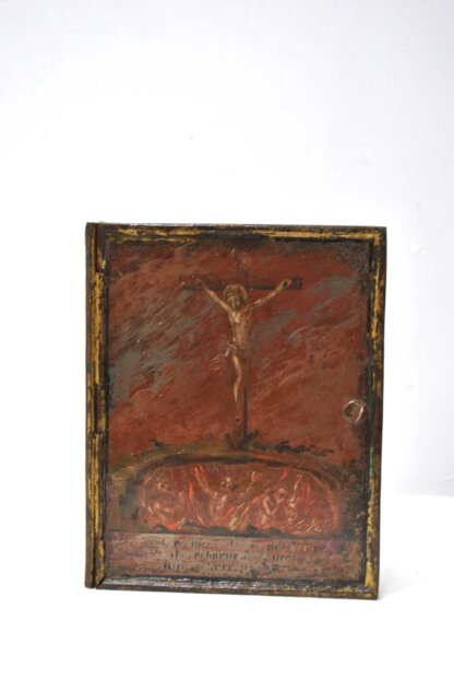 Retablo díptico óleo sobre cobre - Imagen 5