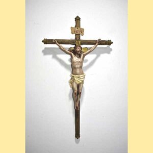 Crucifijo antiguo de pared