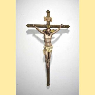 Crucifijo antiguo de pared