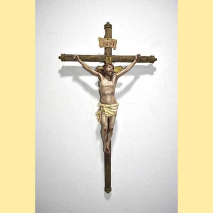 Crucifijo antiguo de pared