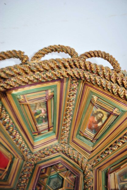 Canasto figuras Virgen y Cristo - Imagen 3