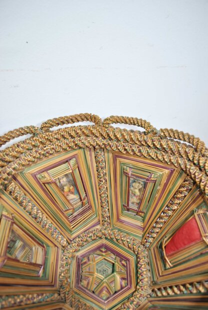 Canasto figuras Virgen y Cristo - Imagen 4