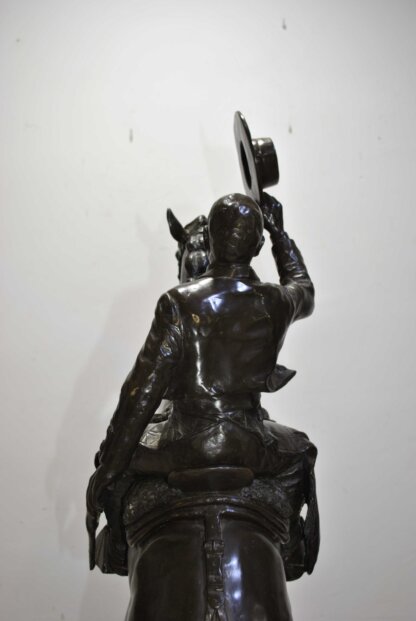 Escultura jinete Cuevas bronce - Imagen 17