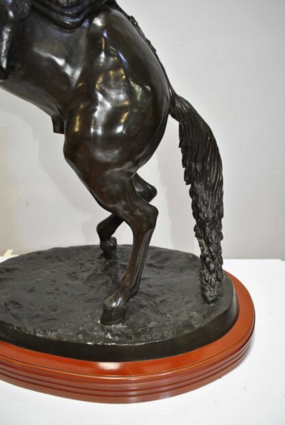 Escultura jinete Cuevas bronce - Imagen 4