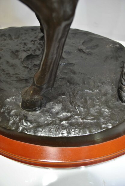 Escultura jinete Cuevas bronce - Imagen 9