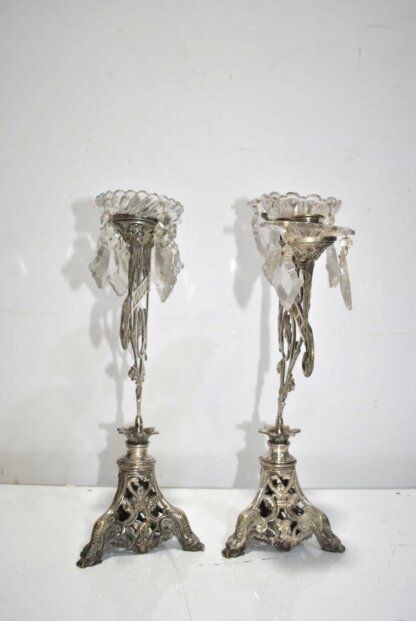 Pareja candelabros mesa - Imagen 5