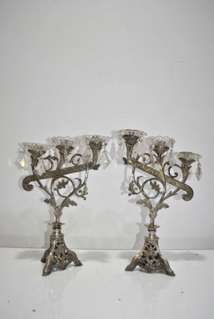Pareja candelabros mesa - Imagen 6