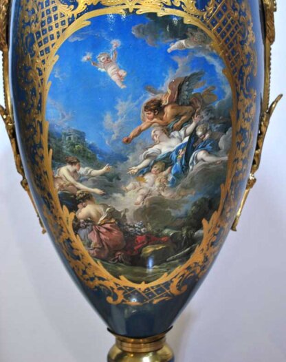 Grandes jarrones tipo Sevres - Imagen 8