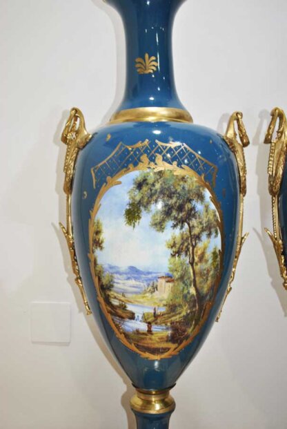 Grandes jarrones tipo Sevres - Imagen 16