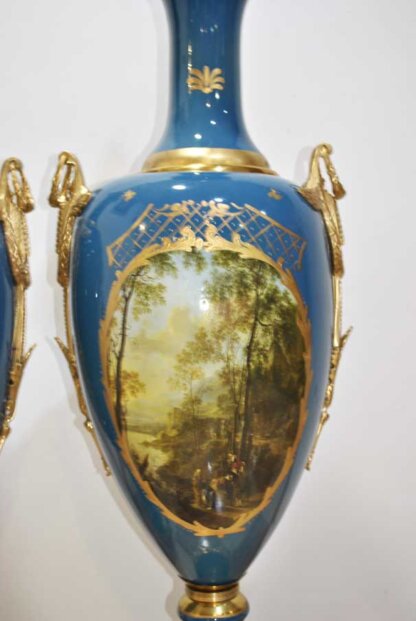 Grandes jarrones tipo Sevres - Imagen 18