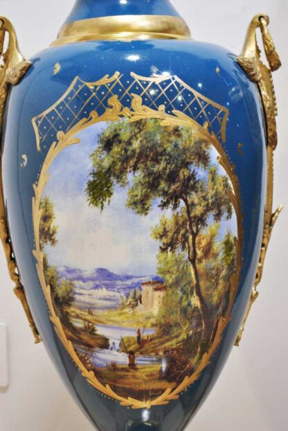Grandes jarrones tipo Sevres - Imagen 19