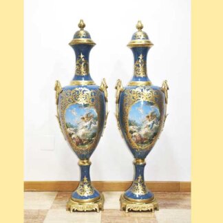 Grandes jarrones tipo Sevres