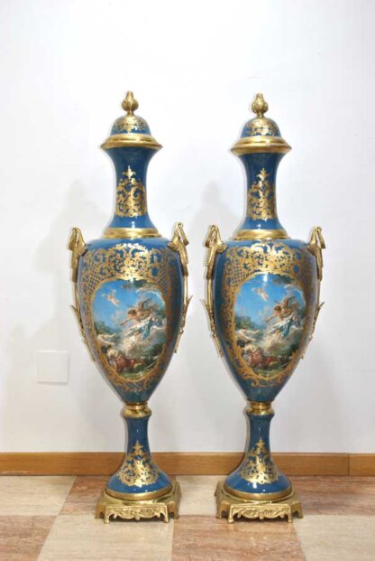 Grandes jarrones tipo Sevres - Imagen 2