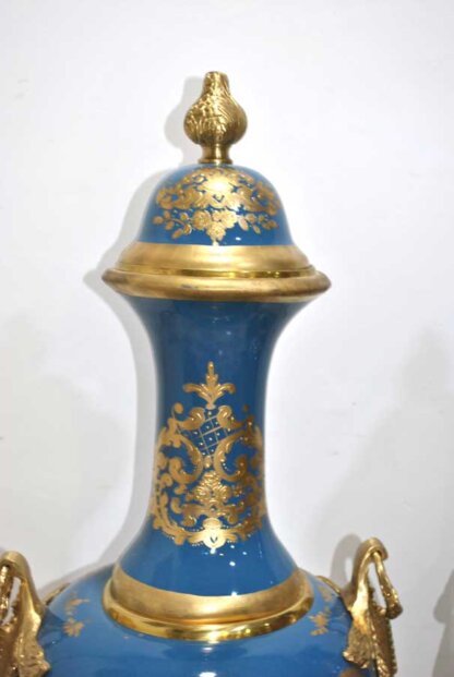 Grandes jarrones tipo Sevres - Imagen 4