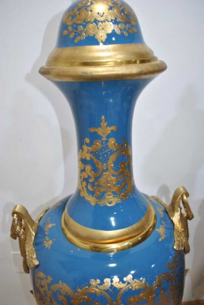 Grandes jarrones tipo Sevres - Imagen 6