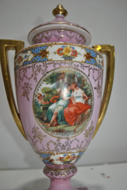 Pareja jarrones rosas - Imagen 6