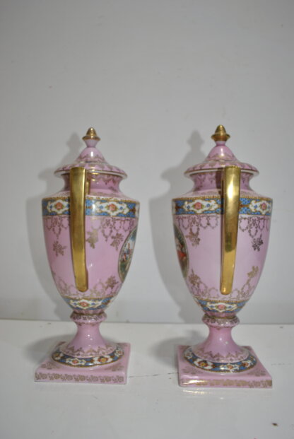 Pareja jarrones rosas - Imagen 11